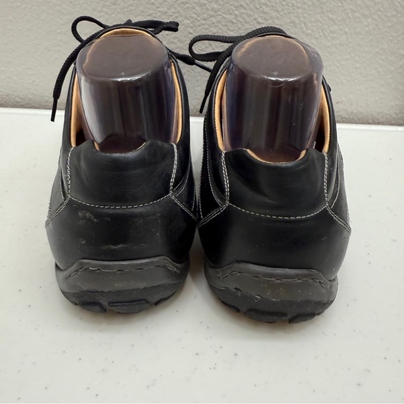 Florsheim Men\'s Sneakers Shoes Size 10.5 Black Leather Lace up Comfy main image 5